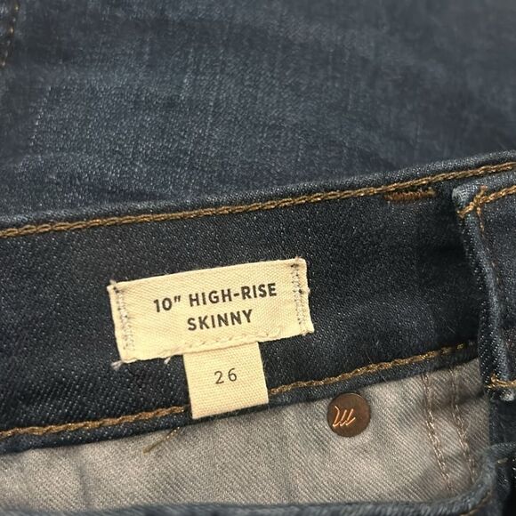 Madewell 10” hi-rise skinny jeans size 26. Excellent pre-owned. - Picture 8 of 12